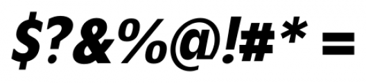 Mensa Condensed Medium Italic Font OTHER CHARS