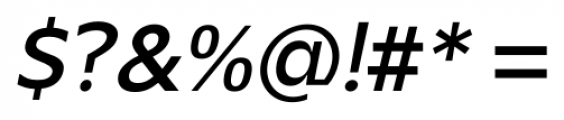 Mensa Regular Italic Font OTHER CHARS