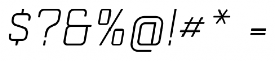 Mensura Light Italic Font OTHER CHARS