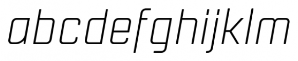 Mensura Light Italic Font LOWERCASE