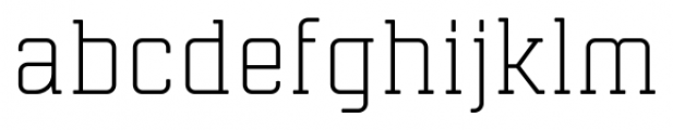 Mensura Slab Light Font LOWERCASE