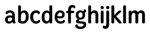 Merge Pro Condensed Regular Font LOWERCASE