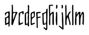 Merlin Regular Font LOWERCASE