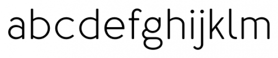 Merlo Round Regular Font LOWERCASE