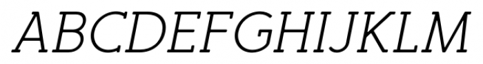 Merlo Round Serif Italic Font LOWERCASE