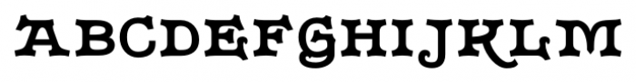 Merrivale No6 Solid Regular Font LOWERCASE