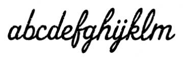 Merry Melody Forte Font LOWERCASE