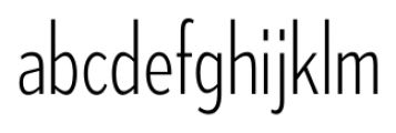 Mesmerize Condensed Extra Light Font LOWERCASE
