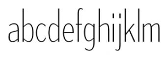 Mesmerize Condensed Ultra Light Font LOWERCASE