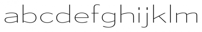 Mesmerize Expanded Ultra Light Font LOWERCASE
