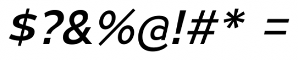 Mesmerize SemiExpanded Italic Font OTHER CHARS