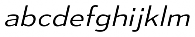 Mesmerize SemiExpanded Light Italic Font LOWERCASE