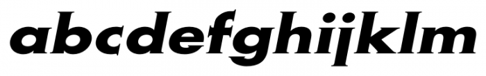 Metra Serif BoldOblique Font LOWERCASE