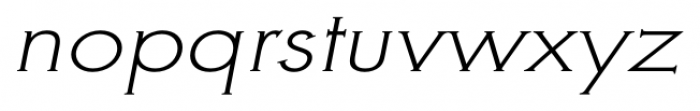 Metra Serif LightOblique Font LOWERCASE