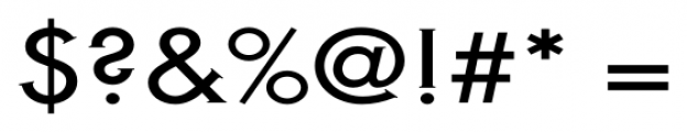 Metra Serif Regular Font OTHER CHARS
