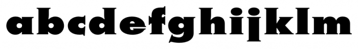 Metra Serif XtraBold Font LOWERCASE