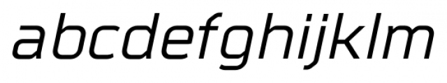 Metral Medium Italic Font LOWERCASE