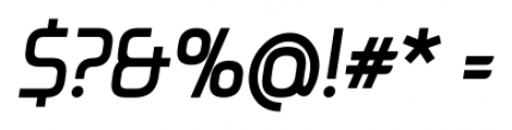 Metrica UltraBold Italic Font OTHER CHARS