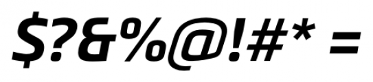 Metronic Pro Bold Italic Font OTHER CHARS