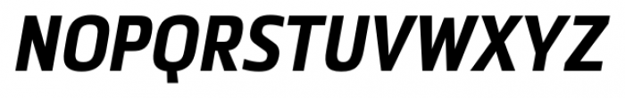 Metronic Pro Condensed Bold Italic Font UPPERCASE