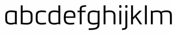 Metronic Pro Light Font LOWERCASE