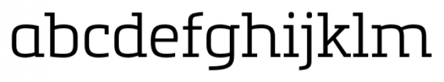 Metronic Slab Pro Light Font LOWERCASE