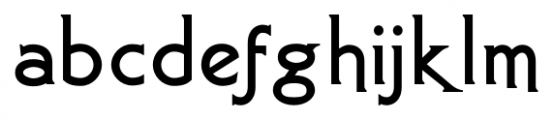 Mexborough Flamboyant Regular Font LOWERCASE