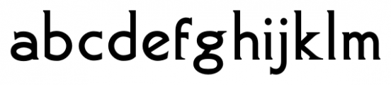 Mexborough Regular Font LOWERCASE