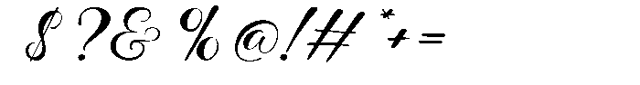 Meadow Villager Club - Script Regular Font OTHER CHARS