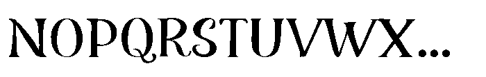 Meadow Villager Club Serif Regular Font UPPERCASE