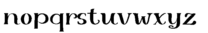 Meadow Villager Club Serif Regular Font LOWERCASE