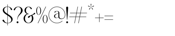 Meaglone Regular Font OTHER CHARS