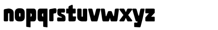 Meals SS Bold Font LOWERCASE