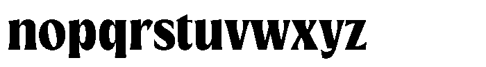 Means Font LOWERCASE