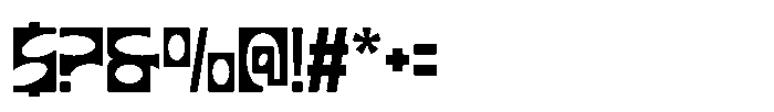 Meat Glone Regular Font OTHER CHARS