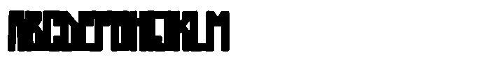 Meat Smith Outline Font UPPERCASE