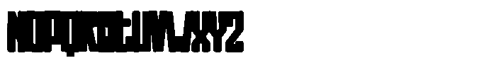 Meat Smith Outline Font LOWERCASE