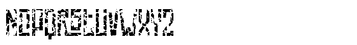 Meat Smith Texture Font LOWERCASE