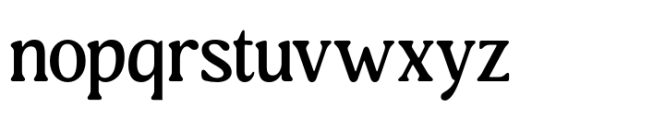 Meaty Nineties Regular Font LOWERCASE