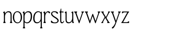 Meaty Nineties Thin Font LOWERCASE