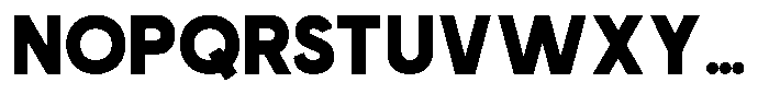Mebula Font UPPERCASE