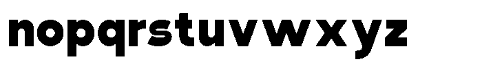 Mebula Font LOWERCASE