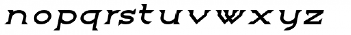 Mecatoque Italic Font LOWERCASE