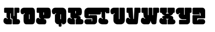Mecha Bold Font LOWERCASE