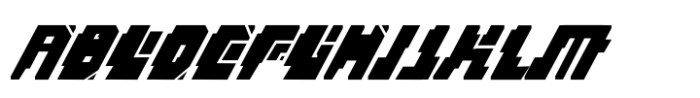 Mechanix Font UPPERCASE