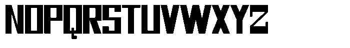 Mechorid Black Condensed Font UPPERCASE