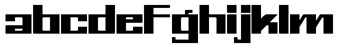 Mechorid Black Expanded FONT