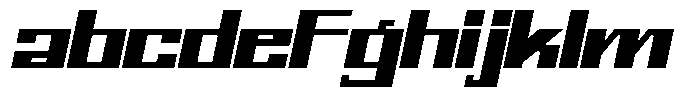 Mechorid Black Oblique Expanded FONT