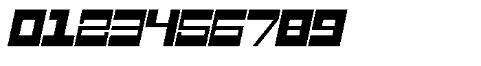 Mechorid Black Oblique Font OTHER CHARS