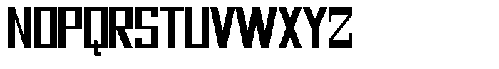 Mechorid Bold Condensed Font UPPERCASE